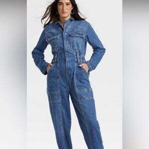Dear John Amalia Indigo Denim Jumpsuit